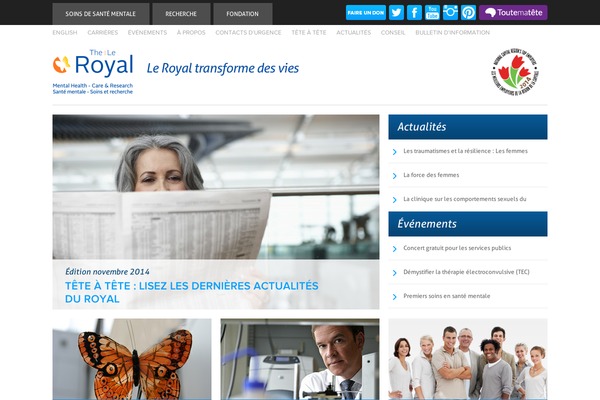 Royal theme site design template sample
