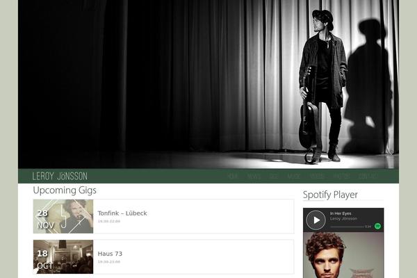 leroyjoensson.com site used Rocky-theme