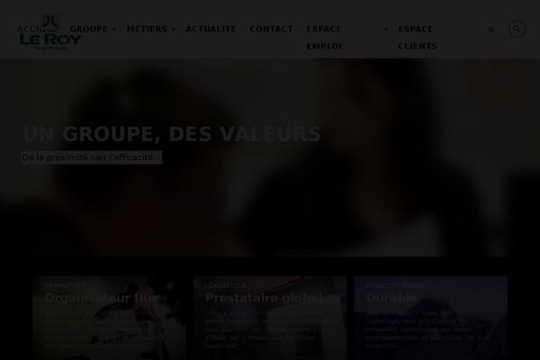 Logistic theme site design template sample