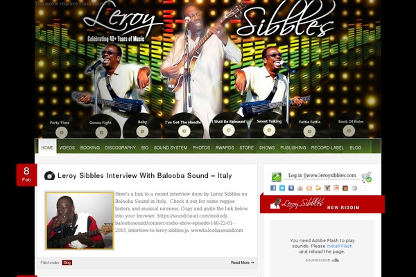 Site using Facebook Page Photo Gallery plugin