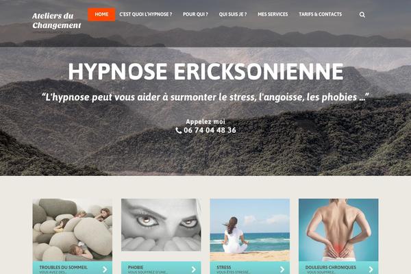 Hoxa theme site design template sample
