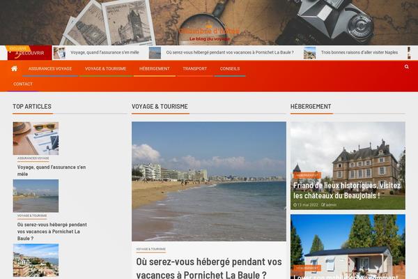 Newsever theme site design template sample