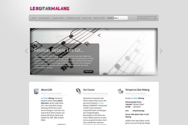 TheProfessional theme site design template sample