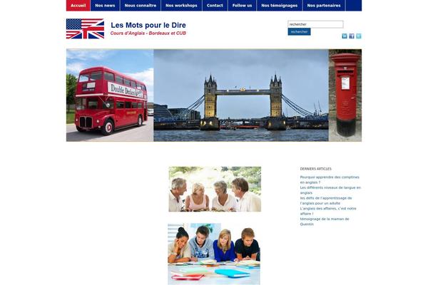 Academica theme site design template sample