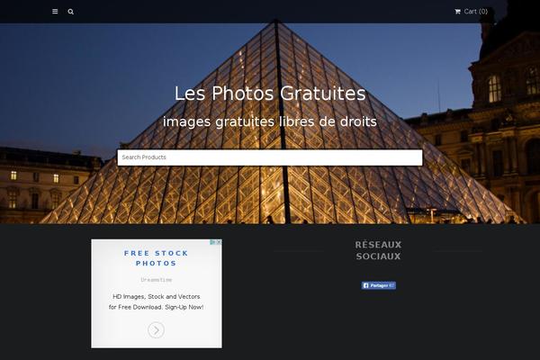 Site using Sell Media plugin
