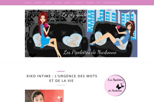 Misty Lake theme site design template sample