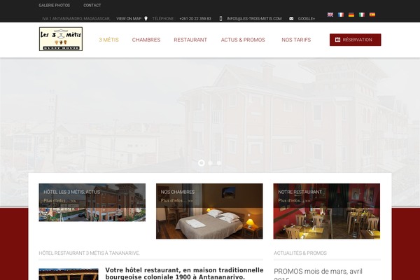 Hotec theme site design template sample