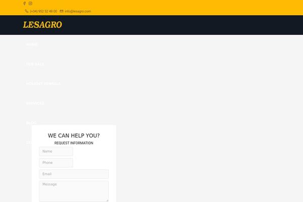 Houzez theme site design template sample
