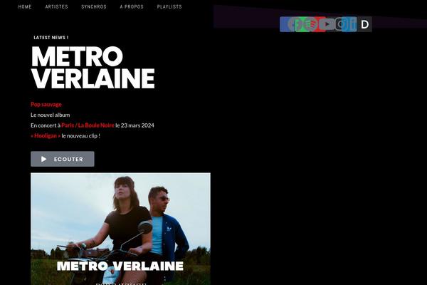 Site using Elementor-for-sonaar plugin