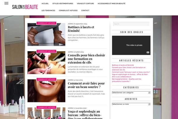 Braxton theme site design template sample