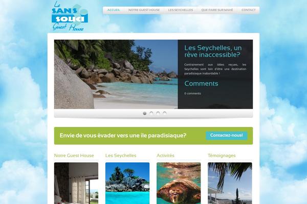 Breeze theme site design template sample