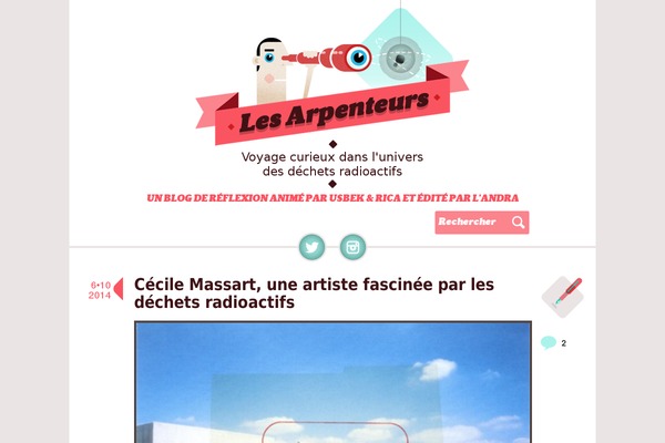 lesarpenteurs.org site used Lesarpenteurs