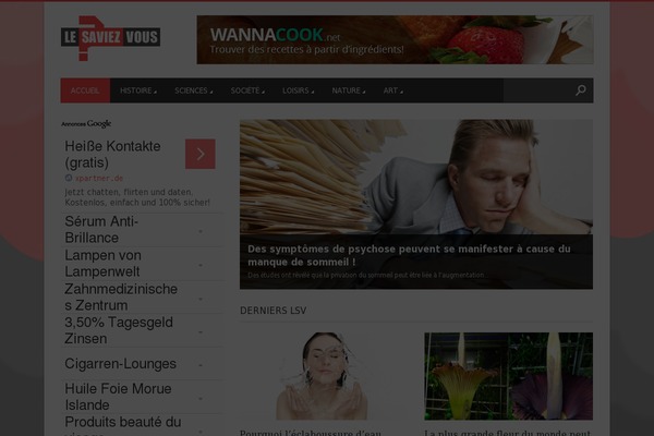 lesaviezvous.net site used Tlc-theme
