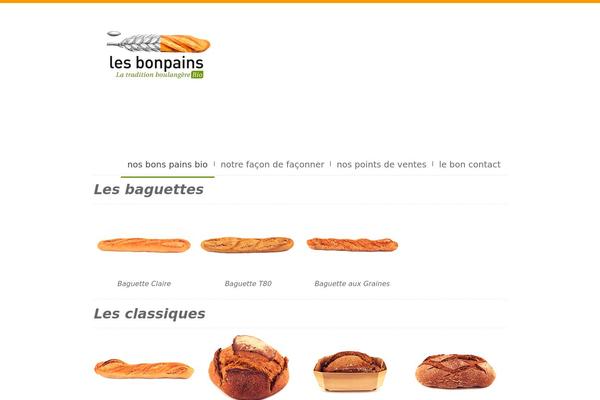 Bigbang theme site design template sample