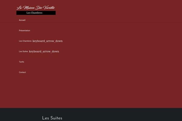 Zephyr theme site design template sample