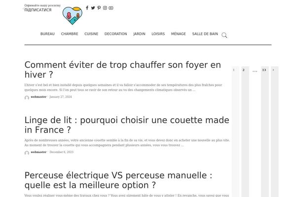 Pixwell theme site design template sample