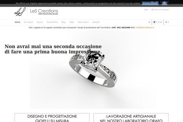 X Child theme site design template sample