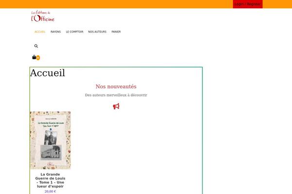 Digital-books theme site design template sample