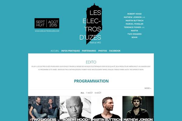 Flexible theme site design template sample