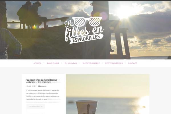 Harmony theme site design template sample