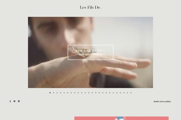 lesfilsde.com site used Homf