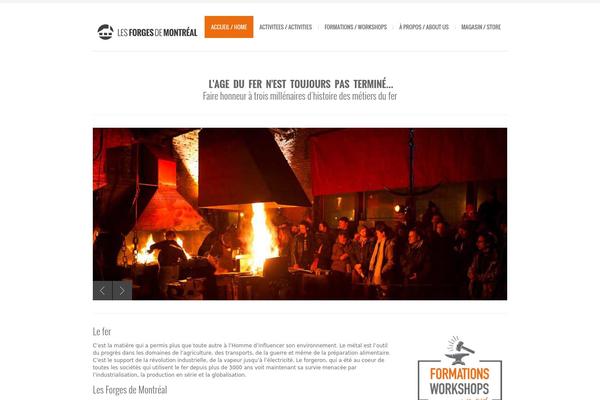 Bigbang theme site design template sample