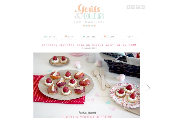 lesgouts-et-lescouleurs.com site used Simplydelicious