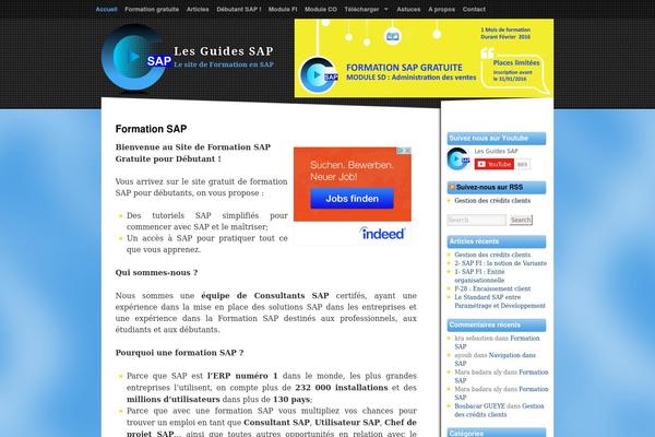 Sonar theme site design template sample