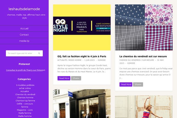 Wpex-magtastico theme site design template sample