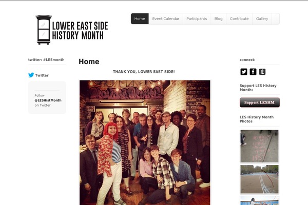 leshistorymonth.org site used Themetrust-create-lite