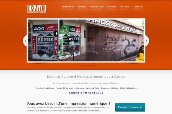 Prospect theme site design template sample