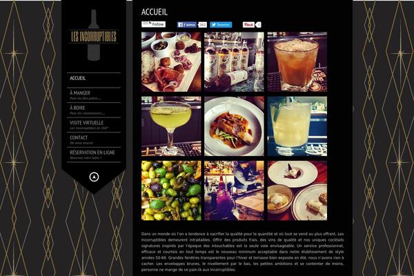 King Size theme site design template sample