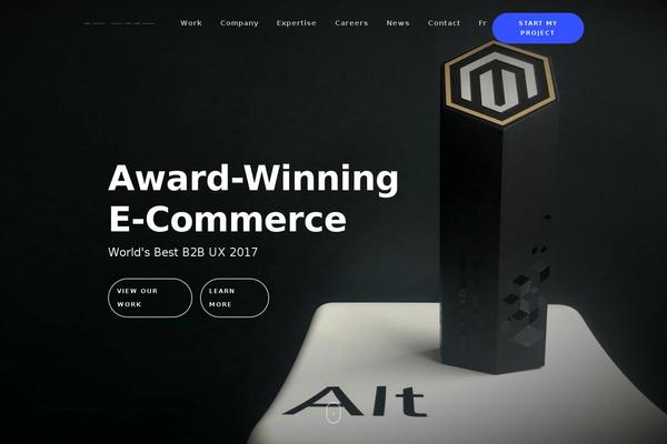 Salient theme site design template sample