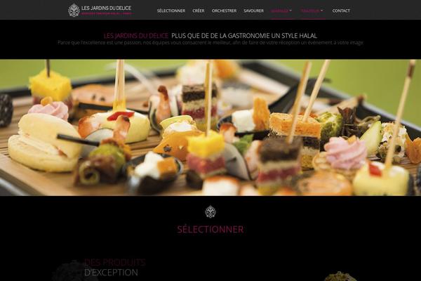 Oneup theme site design template sample