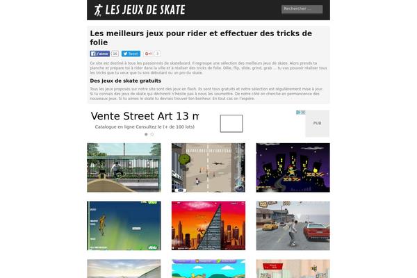 lesjeuxdeskate.com site used Jeux