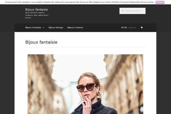 Boutique theme site design template sample
