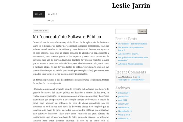 Pilcrow theme site design template sample