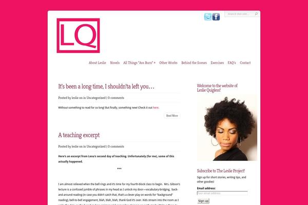 Chameleon theme site design template sample