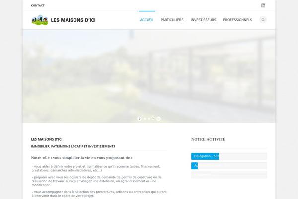 Mexin theme site design template sample