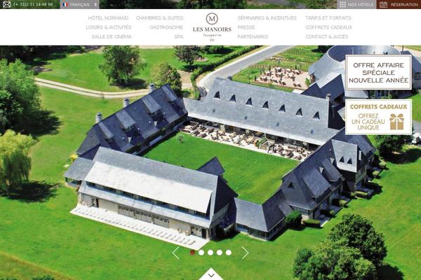 lesmanoirstourgeville.com site used Manoirs