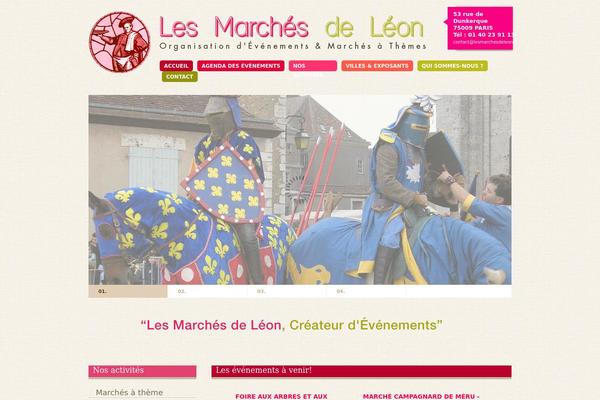 lesmarchesdeleon.com site used Qomino