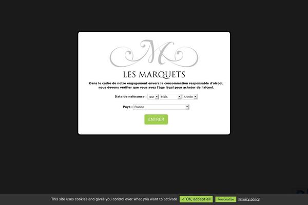 Site using Wp-drinking-age plugin