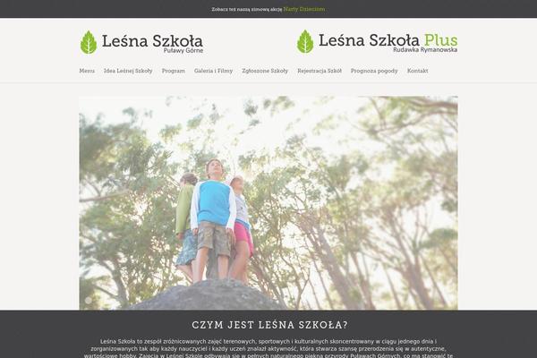 Nature theme site design template sample