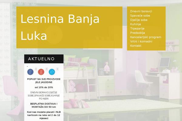lesninabanjaluka.com site used Lesnina-banja-luka