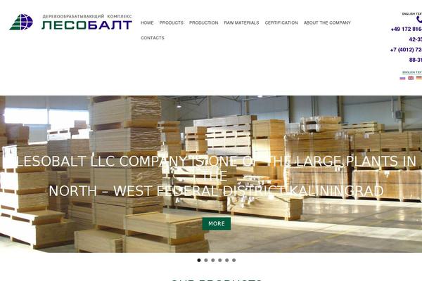 lesobalt.ru site used Cody_theme
