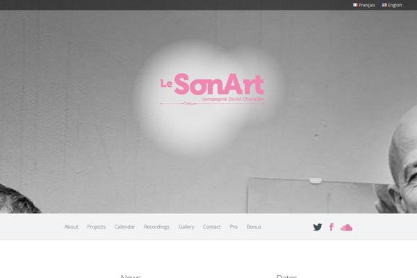 Harmony theme site design template sample