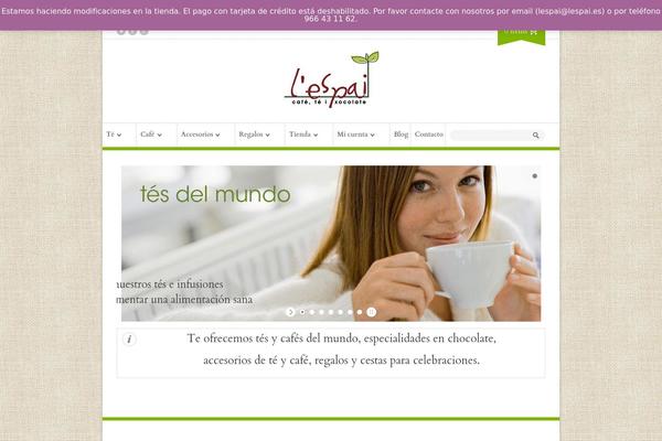 lespai.es site used Flatsome Child Theme