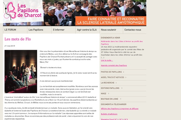 lespapillonsdecharcot.com site used Papillons