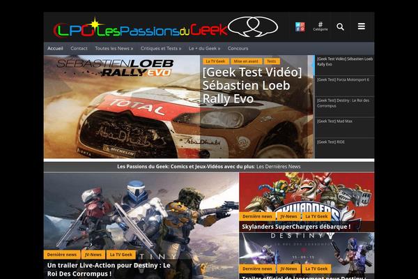 lespassionsdugeek.com site used Gamingzone-single