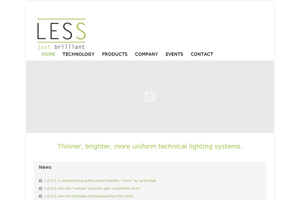 Vantage theme site design template sample